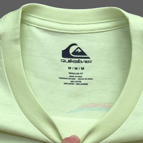 Quiksilver Warp Drive SS Tee Green Size M NWT AQYZT09928 - Picture 5 of 10